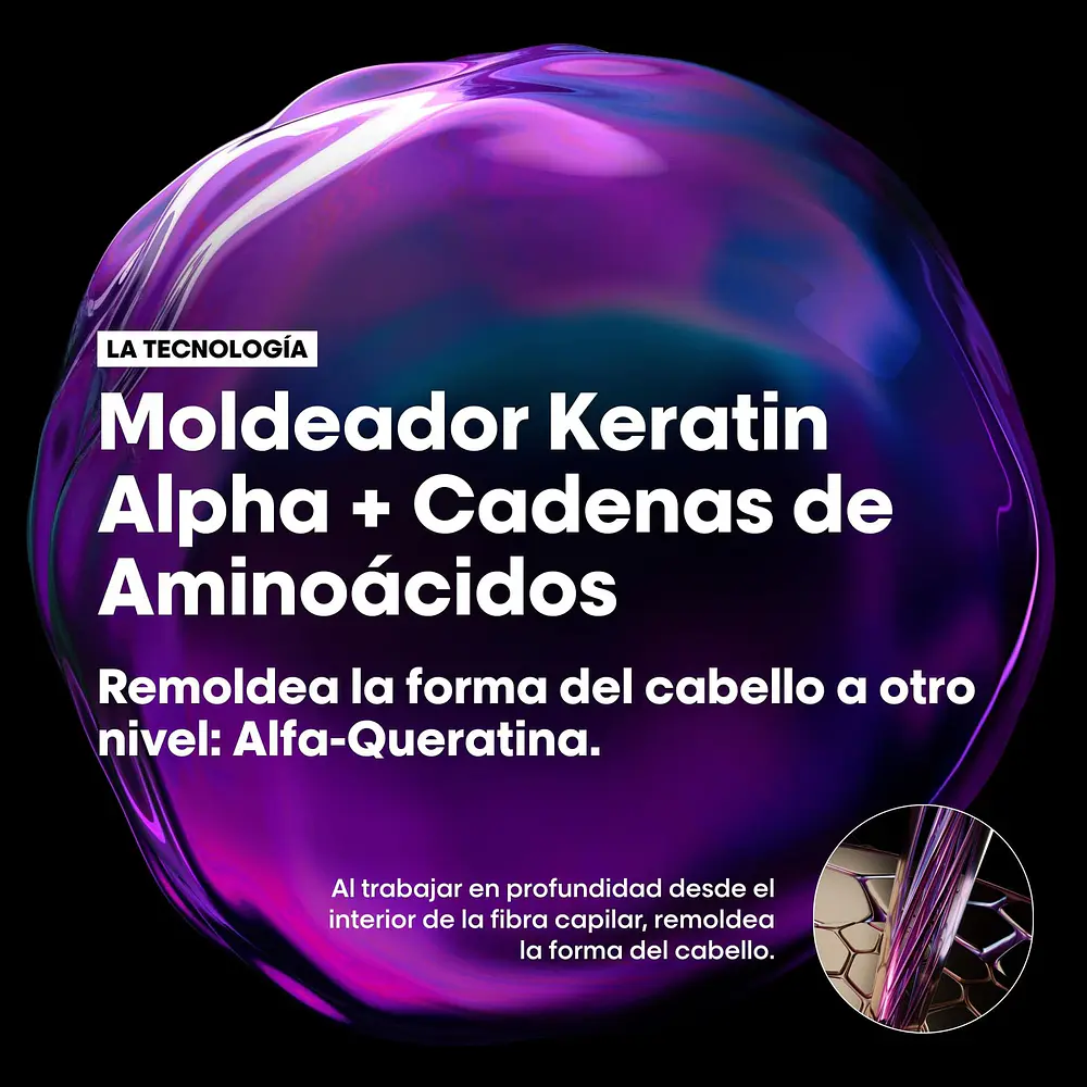 Keratin alpha sleek mascara 250ml
