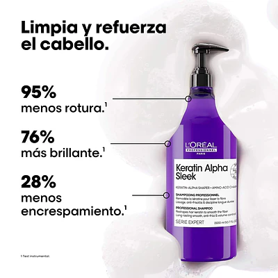 Keratin alpha sleek shampoo 300ml