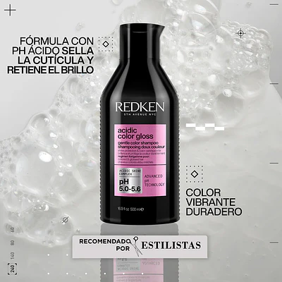 Acidic color gloss shampoo 500ml