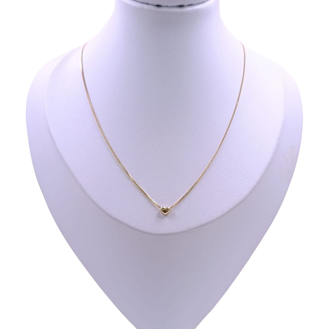 CADENA CORAZON ORO LAMINADO 18K 1