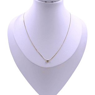 CADENA CORAZON ORO LAMINADO 18K