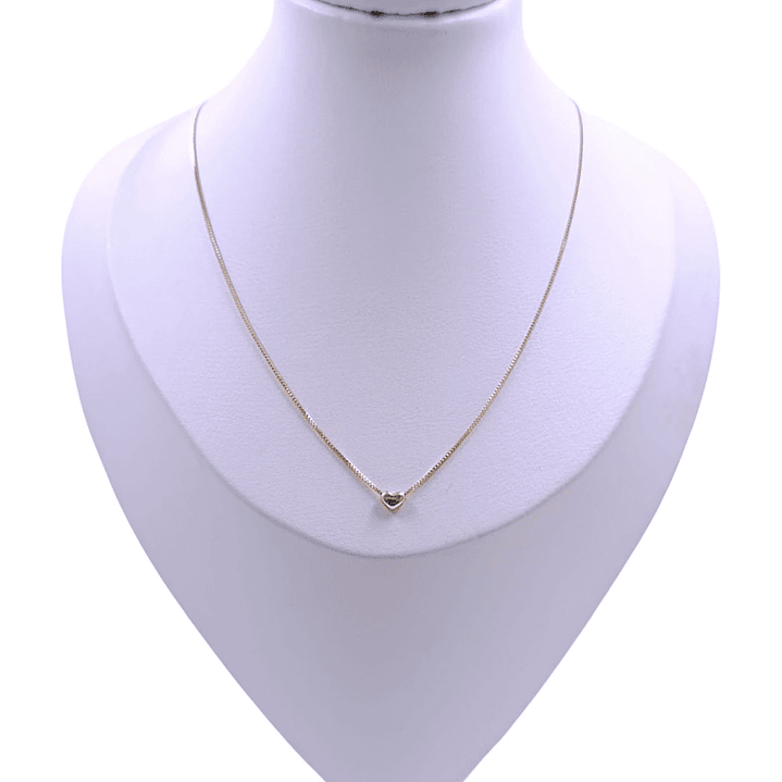 CADENA CORAZON ORO LAMINADO 18K 1