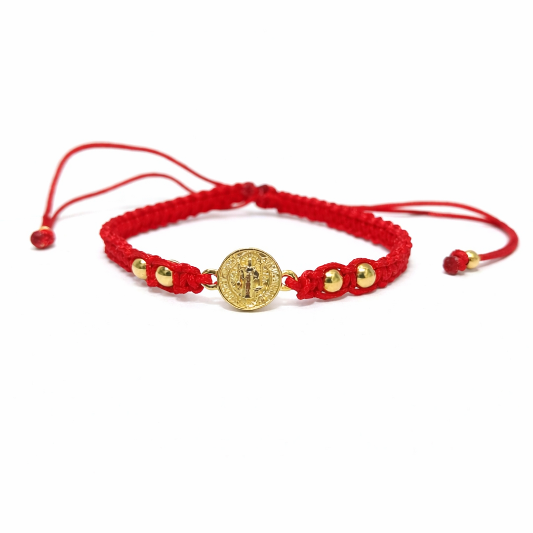 PULSERA PROTECCION BENITO ORO LAMINADO 18K 1