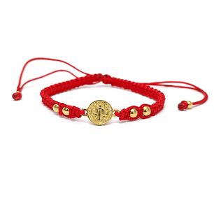 PULSERA PROTECCION BENITO ORO LAMINADO 18K