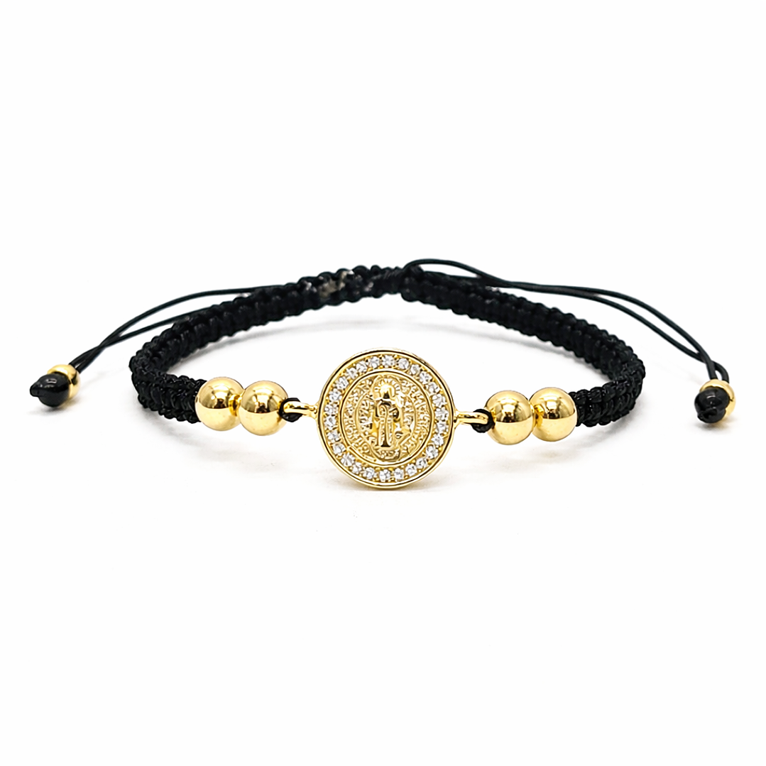 PULSERA BENITO BRILLANTE ORO LAMINADO 18K 1