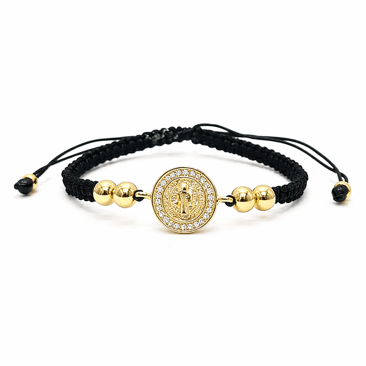 PULSERA BENITO BRILLANTE ORO LAMINADO 18K 1