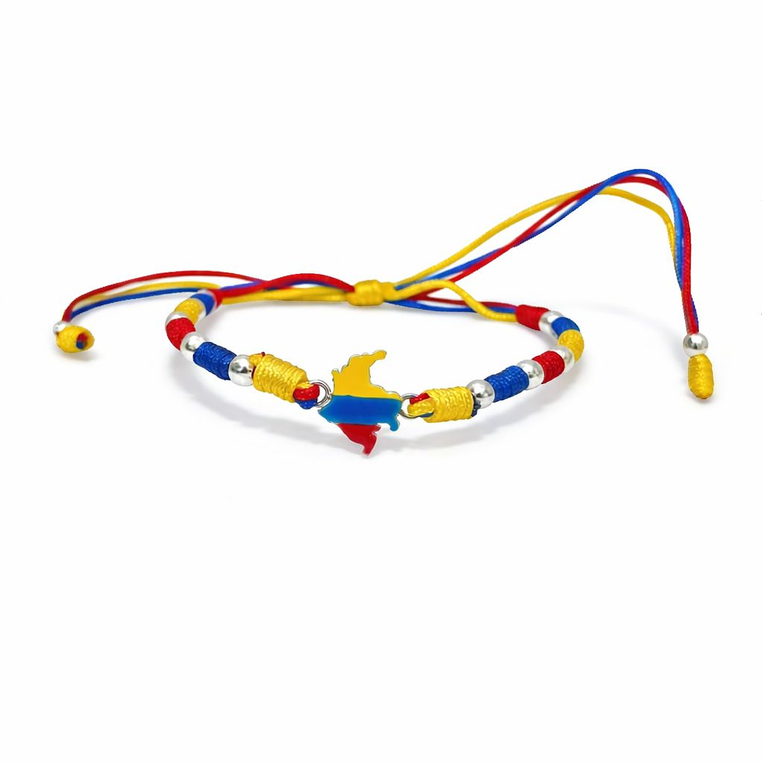 PULSERA COLOMBIA DE PLATA  1