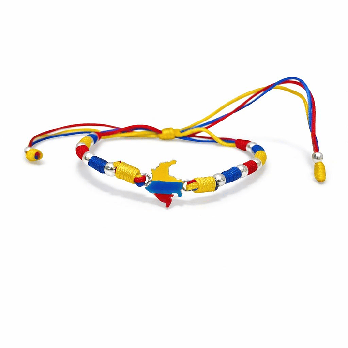 PULSERA COLOMBIA DE PLATA  1