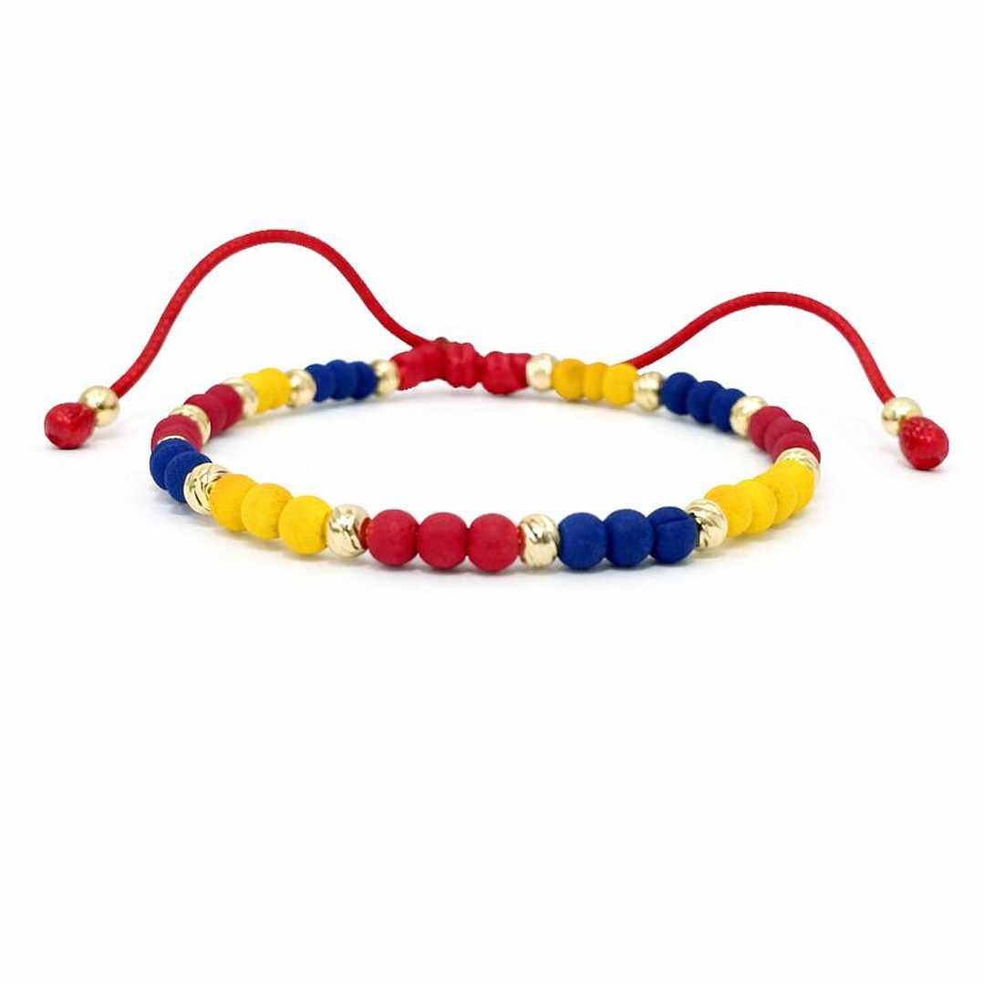 PULSERA COLOMBIA MOOD ORO LAMINADO 18K 1