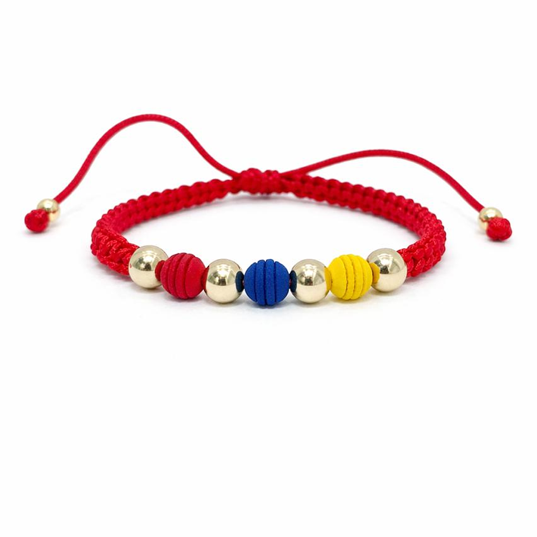 PULSERA MUNDIAL ORO LAMINADO 18K 1