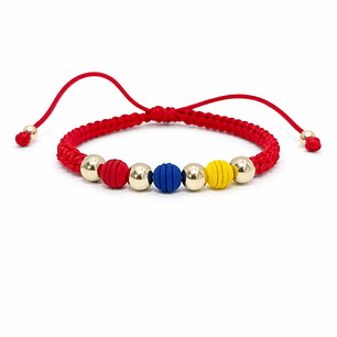 PULSERA MUNDIAL ORO LAMINADO 18K