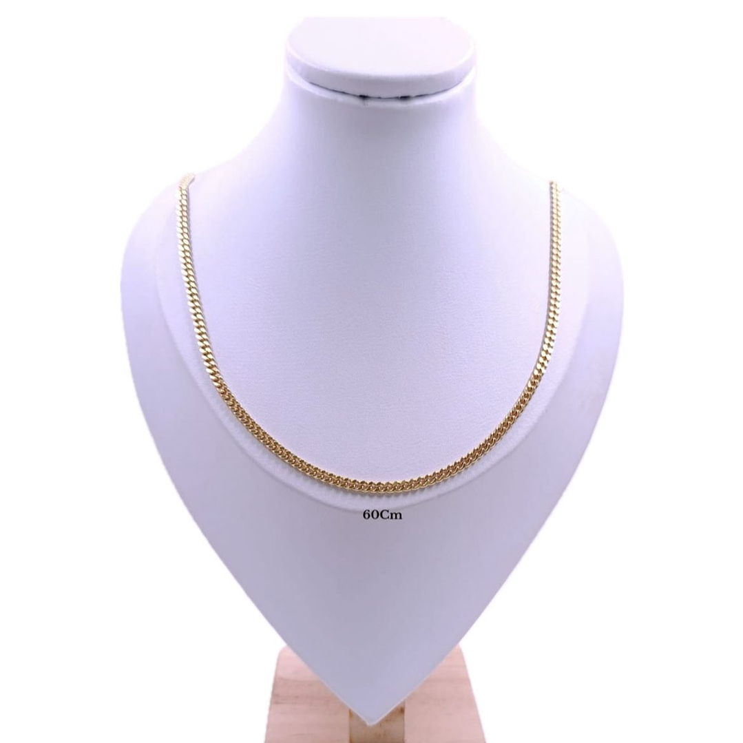 CADENA CUBANA GRUESA ORO LAMINADO 18K 1