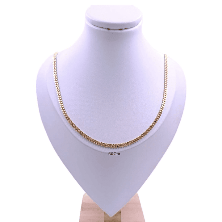 CADENA CUBANA GRUESA ORO LAMINADO 18K 1