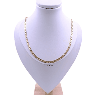 CADENA TEJIDO GRUMET ORO LAMINADO 18K