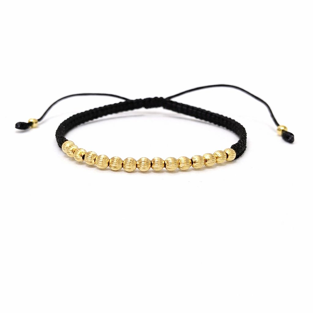 PULSERA ENTORCHADA ORO LAMINADO 18K 1