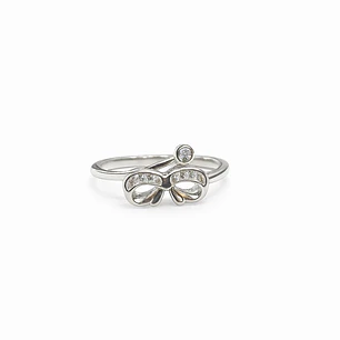 ANILLO XV COQUETTE EN PLATA