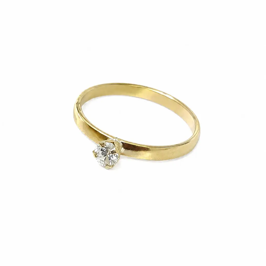 ANILLO PROMESA EN ORO LAMINADO 18K 1