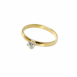 ANILLO PROMESA EN ORO LAMINADO 18K