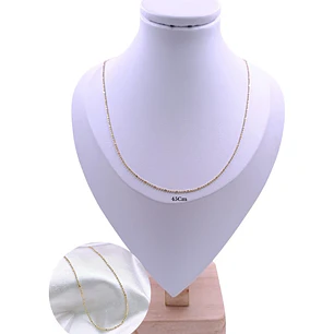 CADENA SINGAPORE EN ORO LAMINADO 18K