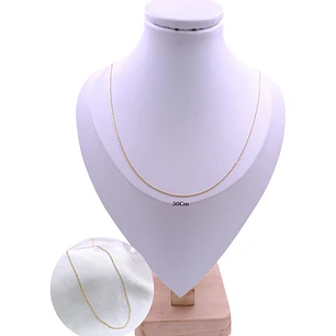 CADENA FORZATINA 50 EN ORO LAMINADO 18K