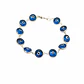 PULSERA OJO TURCO EN PLATA - Miniatura 1
