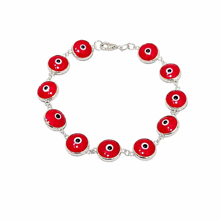 PULSERA OJO TURCO EN PLATA 2