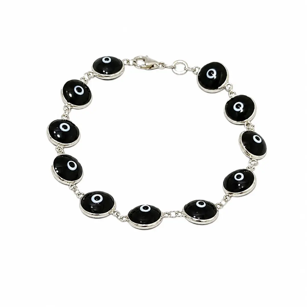 PULSERA OJO TURCO EN PLATA 3
