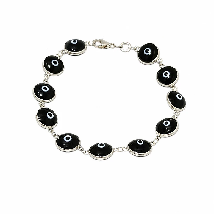 PULSERA OJO TURCO EN PLATA 3