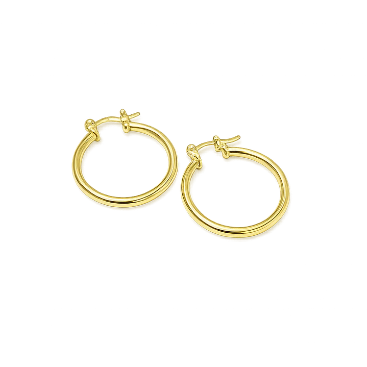 ARGOLLAS ISABELLA EN ORO LAMINADO 18K 1