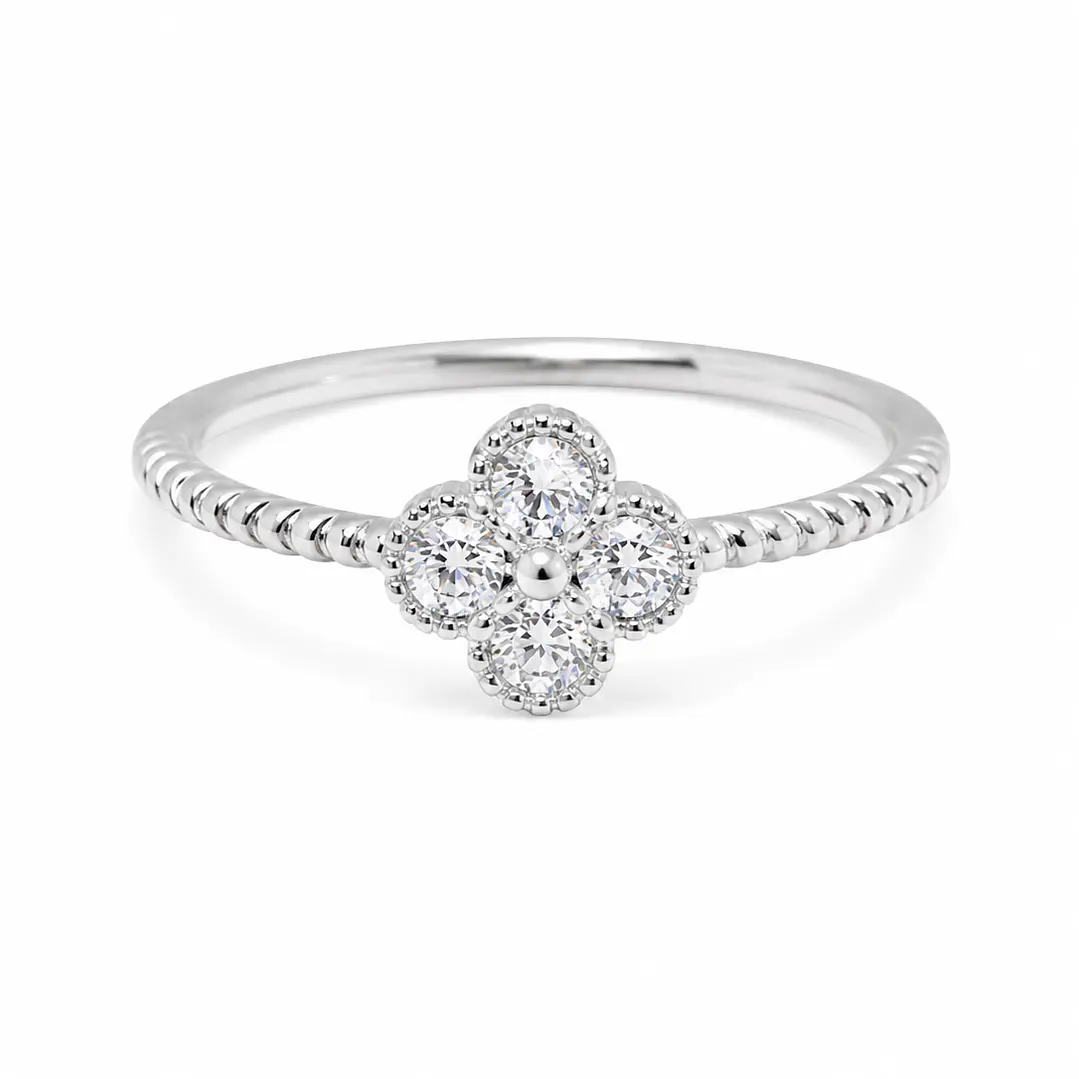 ANILLO VAN CLEEF EN PLATA 1