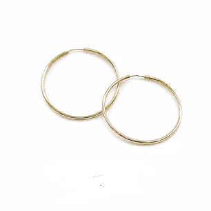 MAXI ARGOLLAS EN ORO LAMINADO 18K