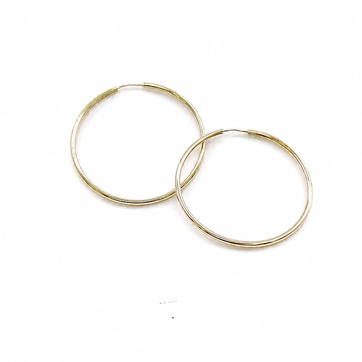 MAXI ARGOLLAS EN ORO LAMINADO 18K 1