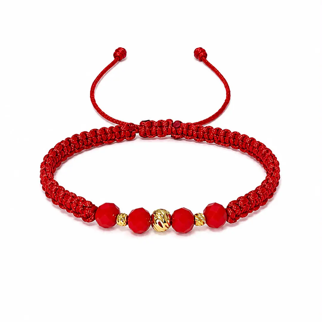MANILLA ROJA DIAMANTADA MURANO 1