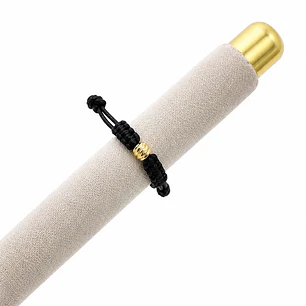 ANILLO TEJIDO BALIN DIAMANTADO EN ORO LAMINADO 18K