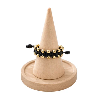 ANILLO MINI MIX EN ORO LAMINADO 18K