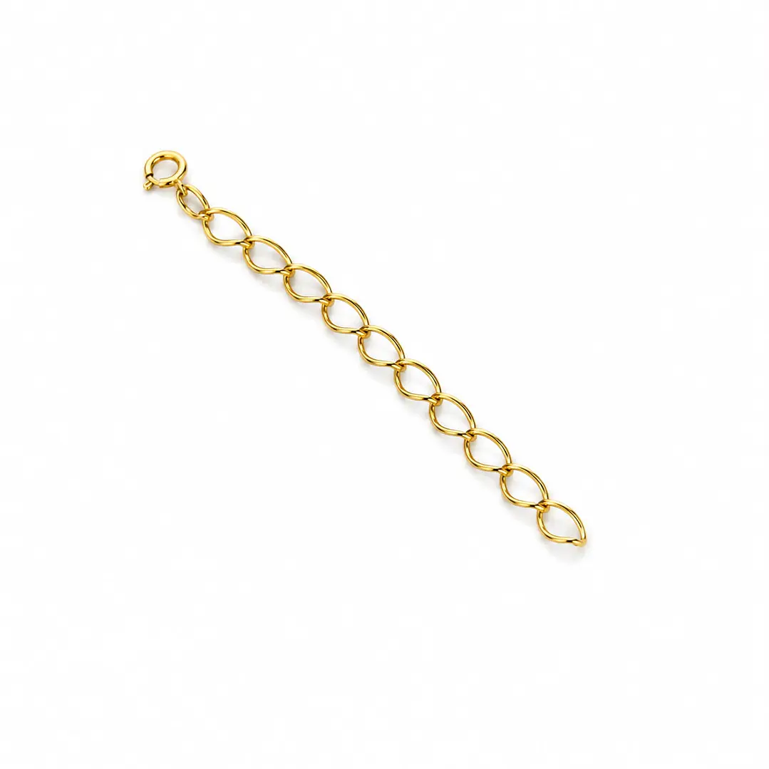 EXTENSION PARA CADENA O PULSERA EN ORO LAMINADO 18K 1