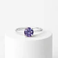 ANILLO VIOLETA EN PLATA | TALLA 7 - Miniatura 2