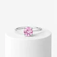 ANILLO ROSA EN PLATA | TALLA 7 - Miniatura 2