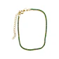 PULSERA TENNIS VERDE EN ORO LAMINADO 18K - thumbnail 1