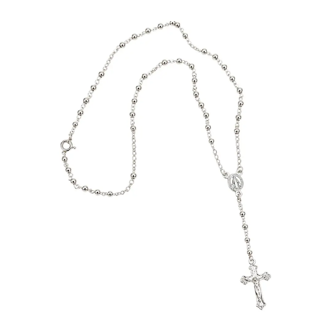 ROSARIO SAGRADO EN PLATA 1