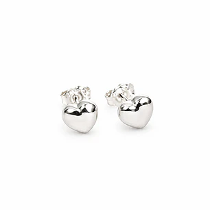 TOPOS DE CORAZON EN PLATA