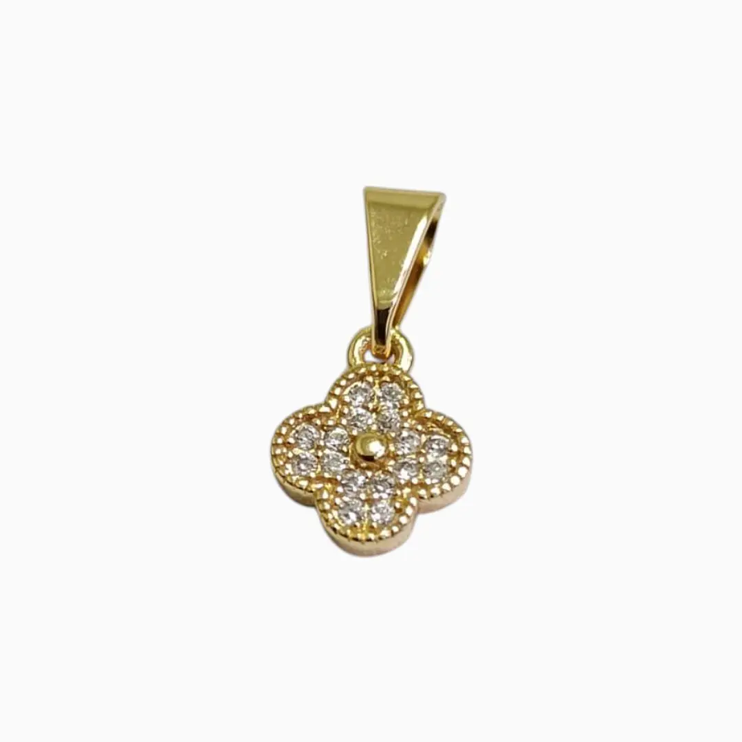 DIJE VAN CLEEF BRILLANTE EN ORO LAMINADO 18K 1