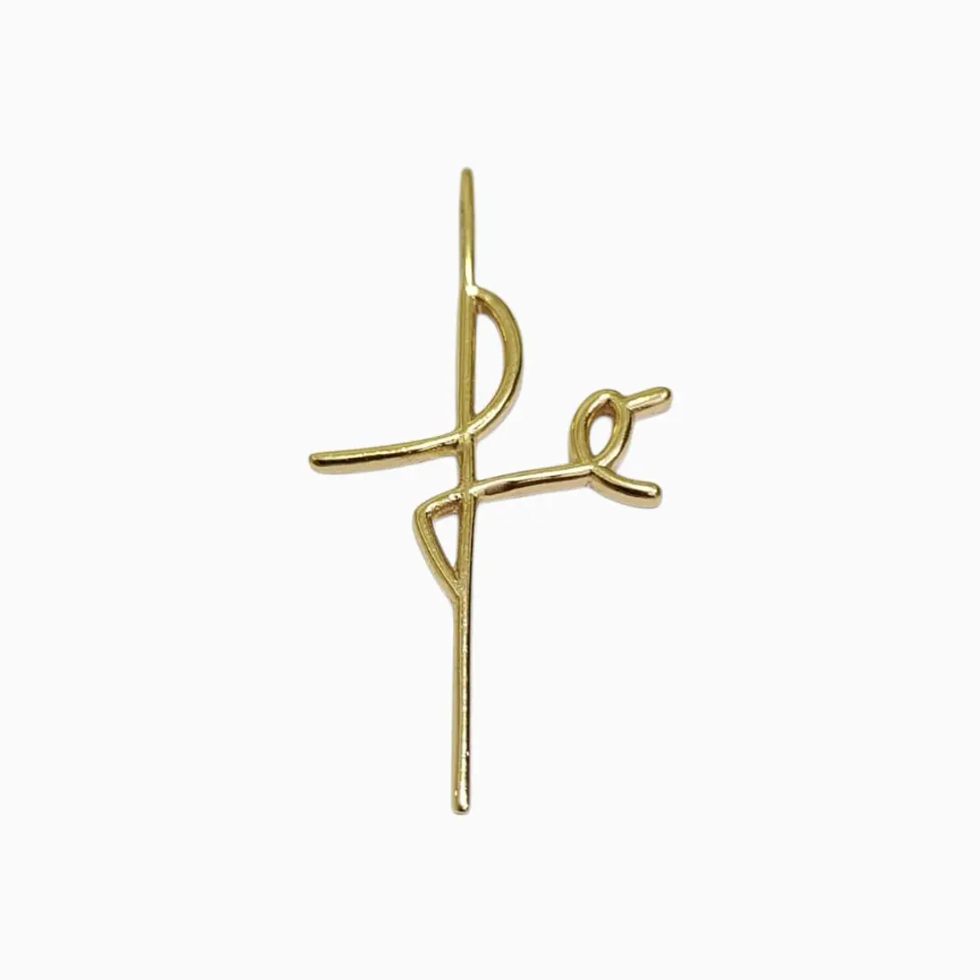DIJE FE EN ORO LAMINADO 18K 1