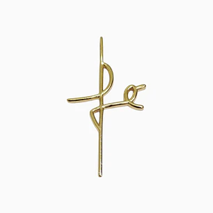 DIJE FE EN ORO LAMINADO 18K