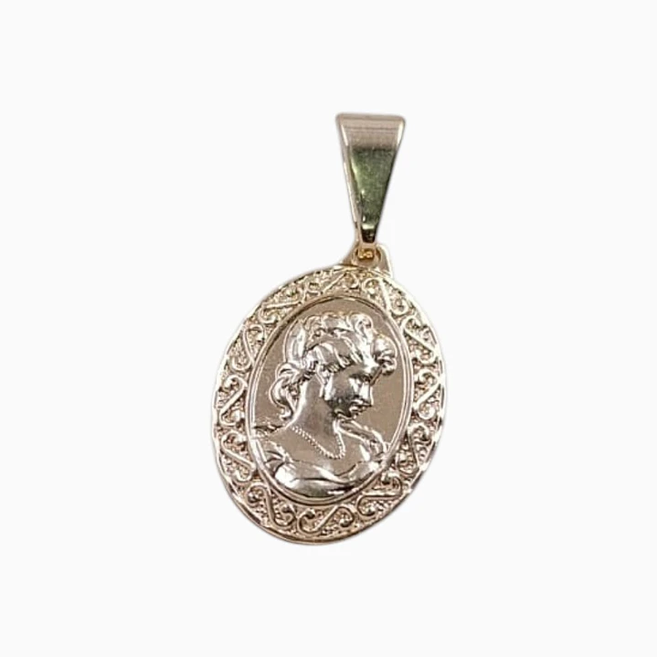 DIJE CAMAFEO EN ORO LAMINADO 18K 1