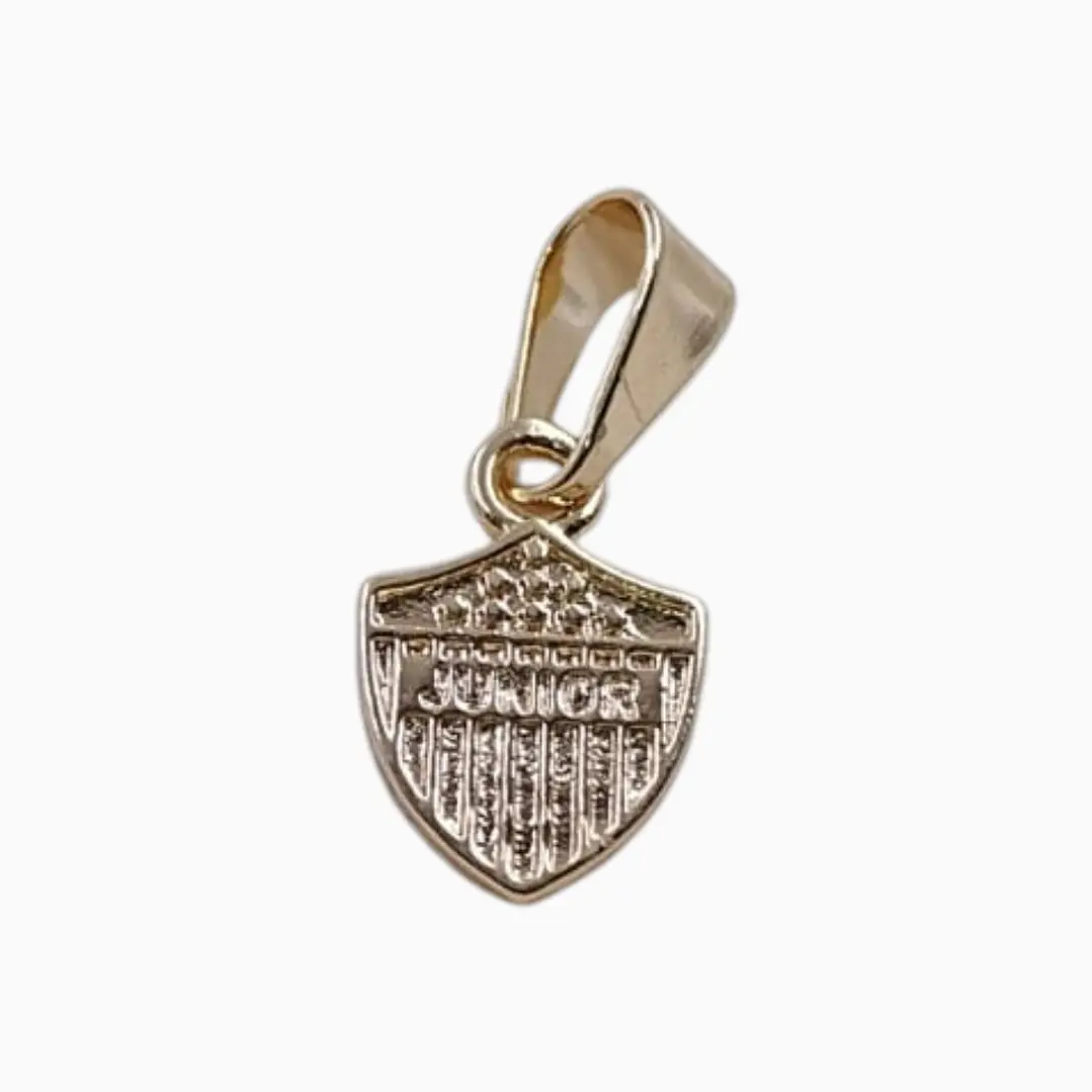 DIJE DEL JUNIOR DE BARRANQUILLA EN ORO LAMINADO 18K 1