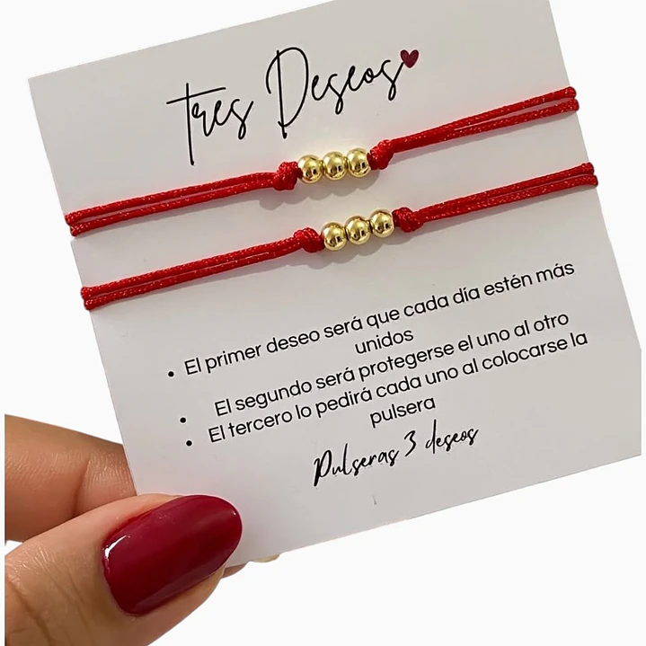 SET TRES DESEOS EN ORO LAMINADO 18K 1