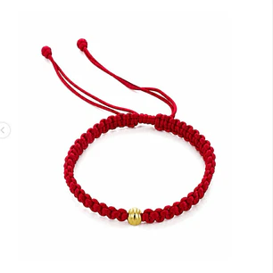 MANILLA BALIN DIAMANTADO EN ORO LAMINADO 18K