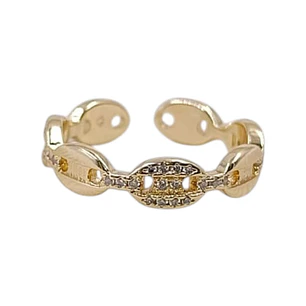 ANILLO GUCCI GRADUABLE EN ORO LAMINADO 18K
