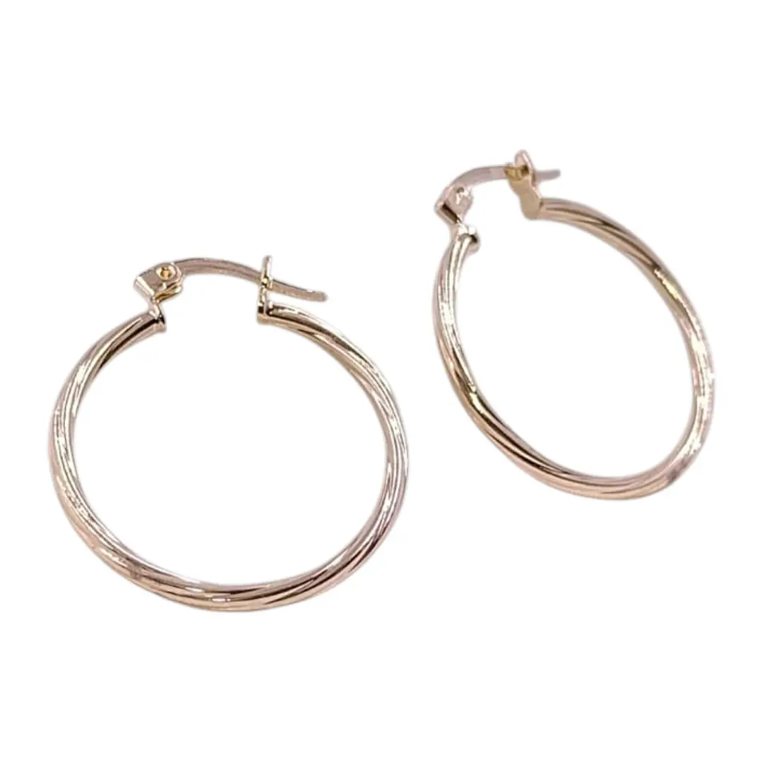 CANDONGAS DIAMANTADAS 2.4 EN ORO LAMINADO 18K 1
